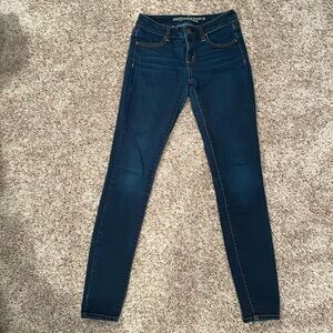 American Eagle Super Skinny Jeans/Jegging Size 4 Long